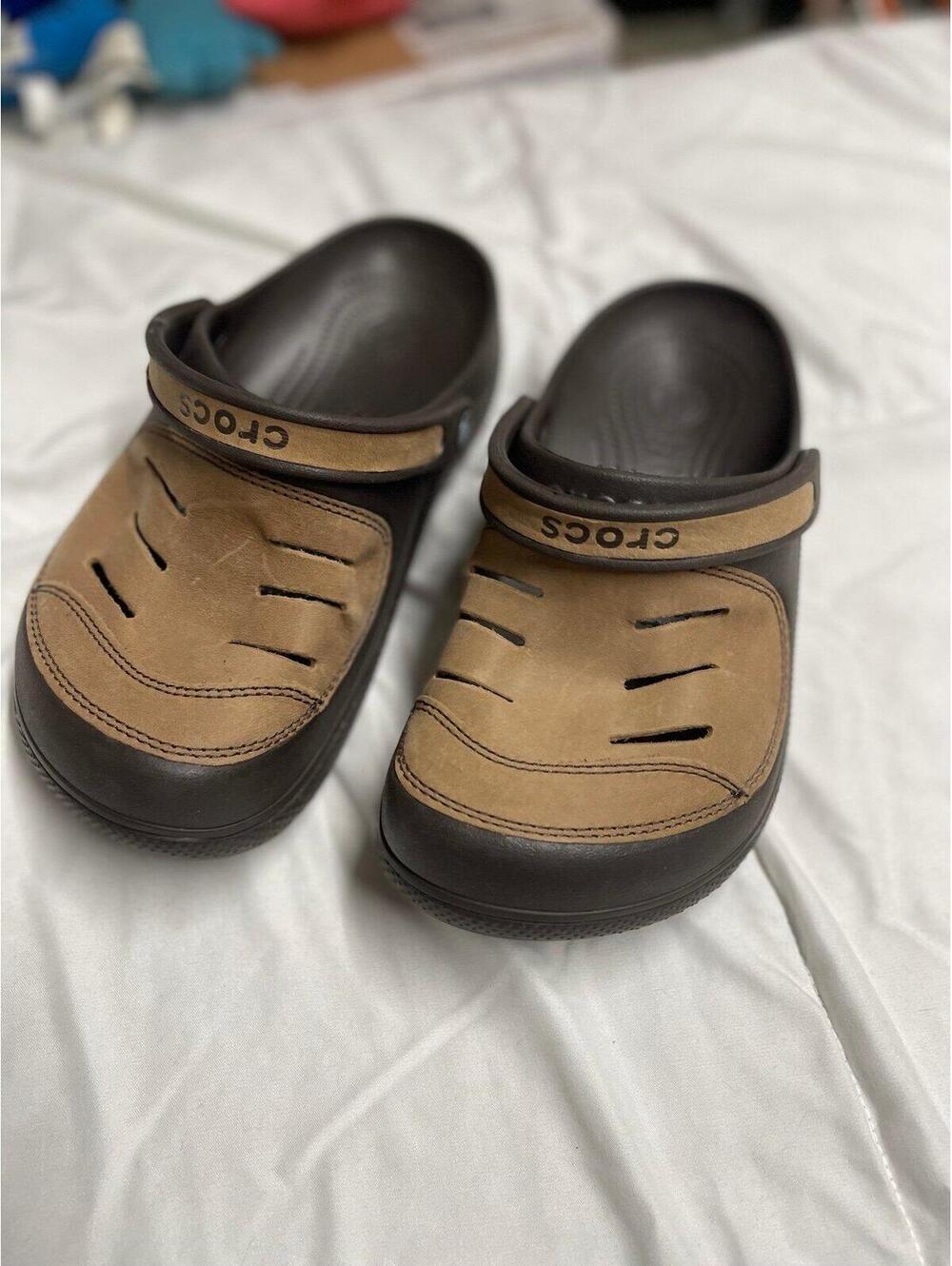 Crocs kids Yukon clogs espresso/khaki